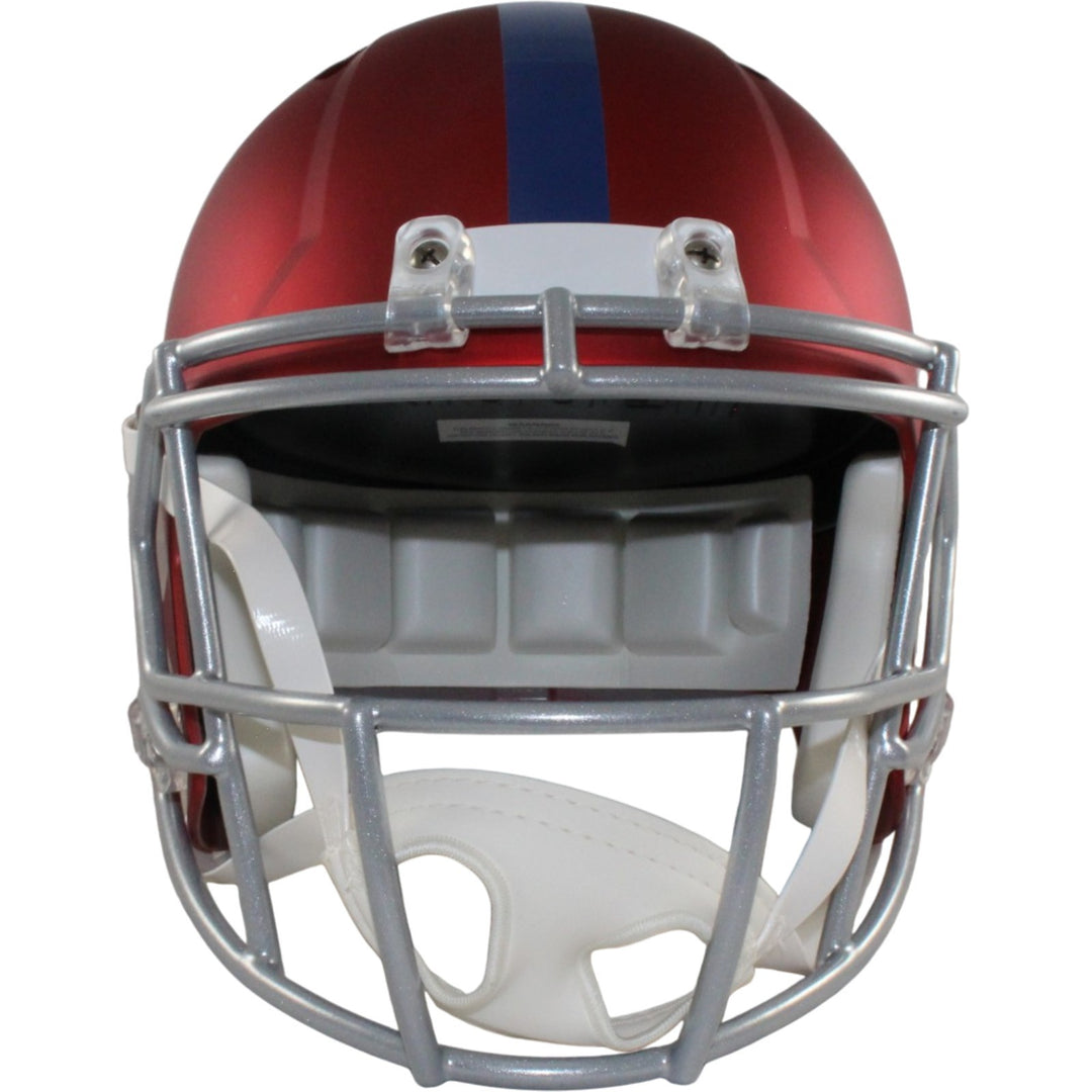 New York Giants Full Size Replica Blaze Helmet Riddell New In Box 16460