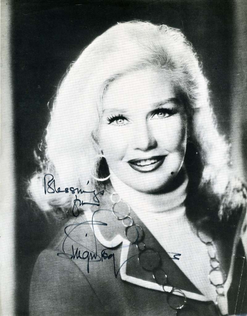 Ginger Rogers Psa Dna Coa Autograph 8x9 Photo Hand Signed
