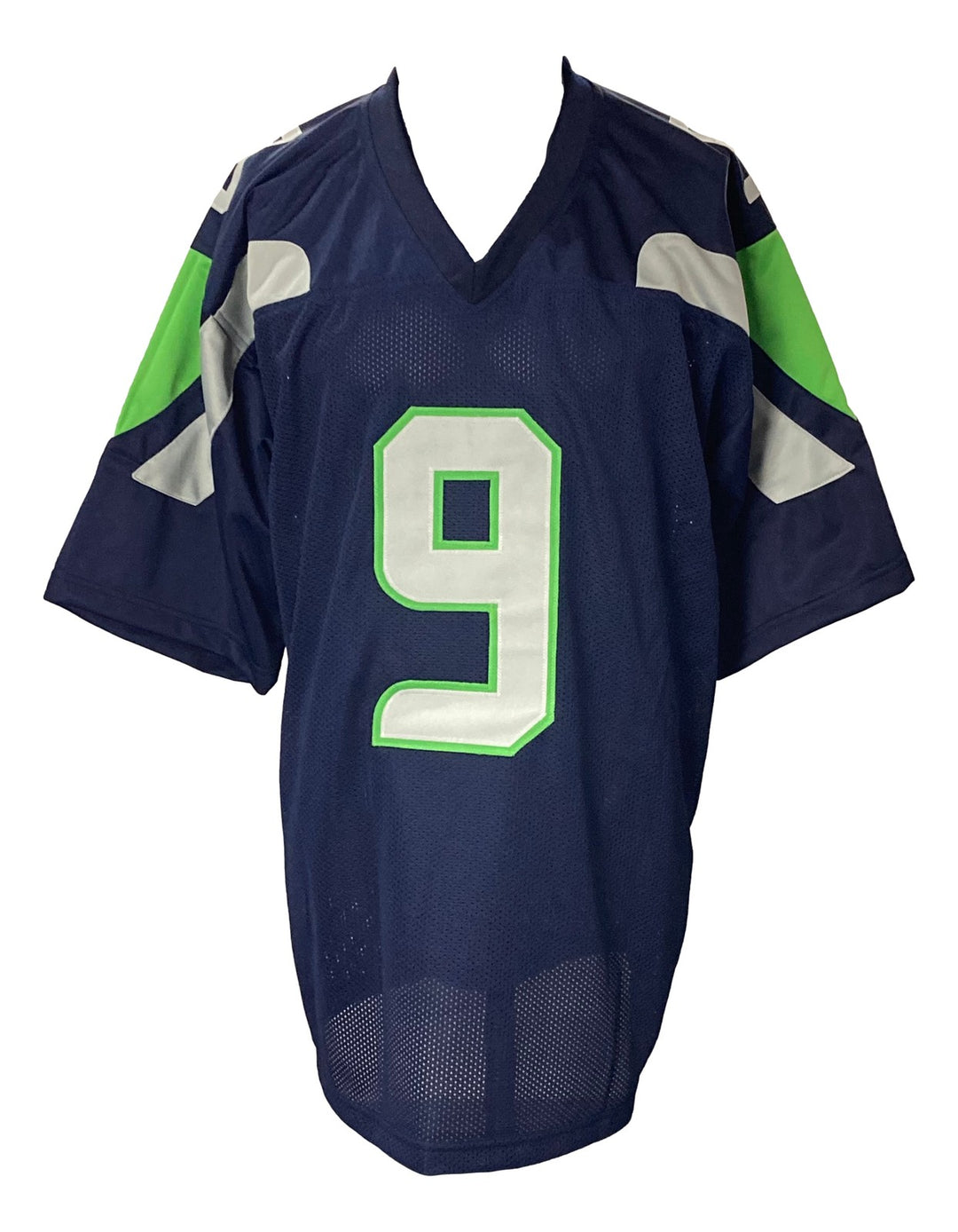 Kenneth Walker III Seattle Signed Navy Blue Football Jersey BAS