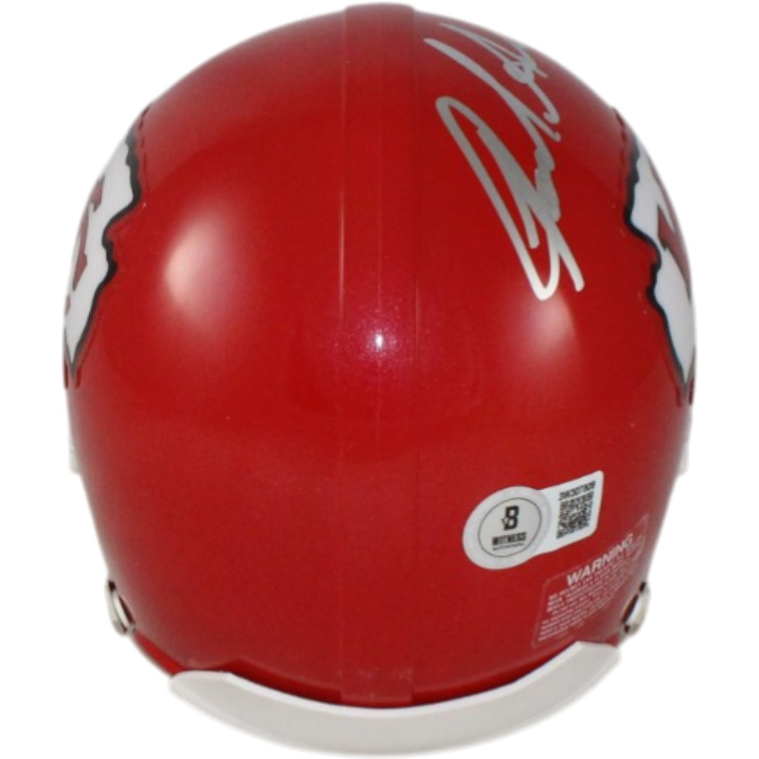 Jared Allen Autographed Kansas City Chiefs VSR4 Mini Helmet HOF Beckett W 55179