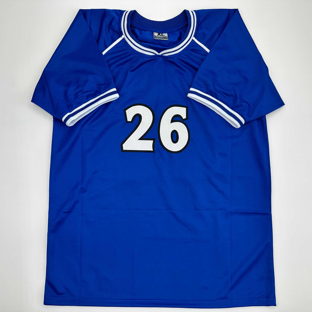Facsimile Autographed John Terry Chelsea FC Blue Reprint Jersey Size Men's XL