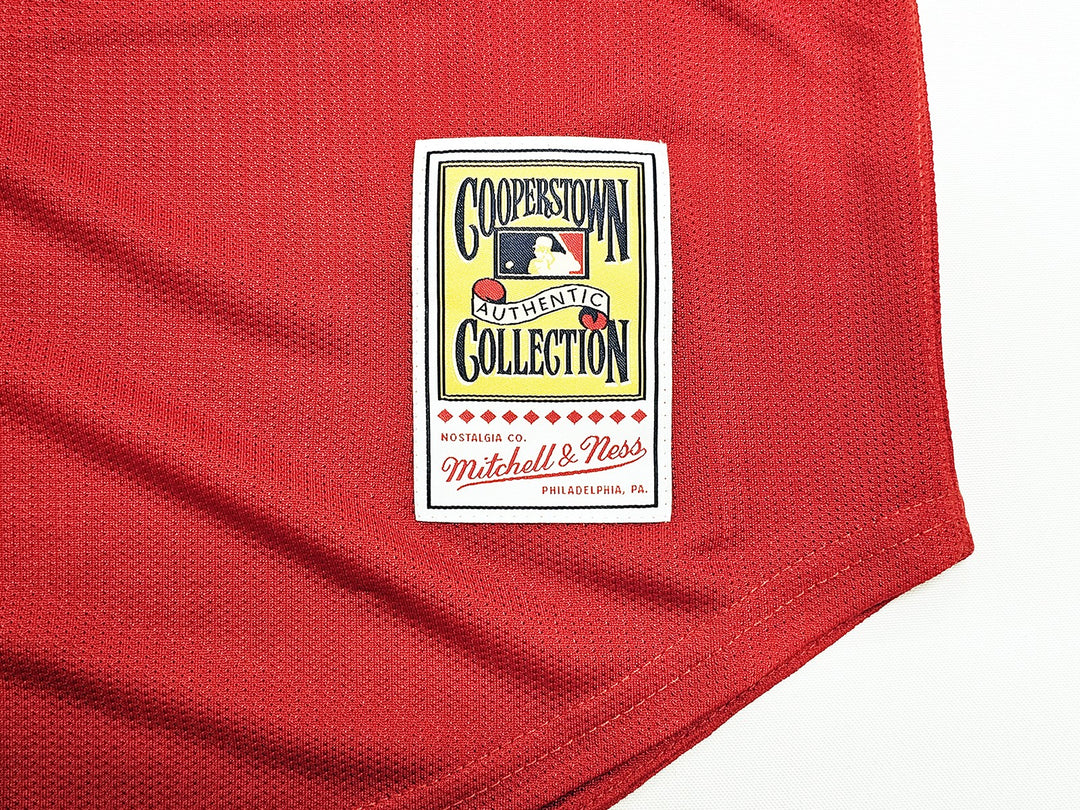 Mariners Ken Griffey Jr. Auto Red Mitchell Ness 97 AS Jersey Jackie Robinson BAS