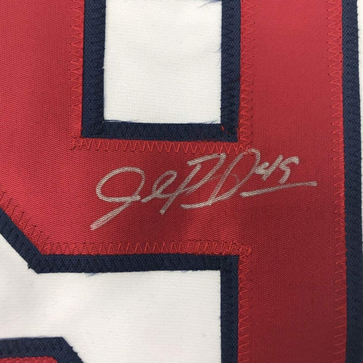 Autographed/Signed JOHN ROCKER Atlanta White Jersey PSA/DNA COA Auto