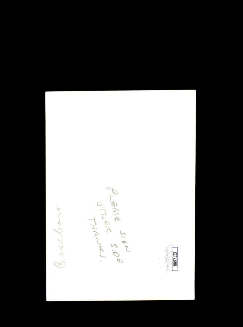 John Roseboro JSA Signed Vintage 3x5 1950`s Los Angeles Dodgers Original Photo