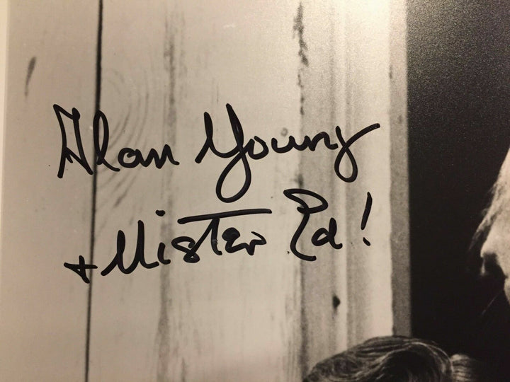 Alan Young "Mister Ed" Signed 11X14 JSA COA Autograph Photo Inscribed Scrooge
