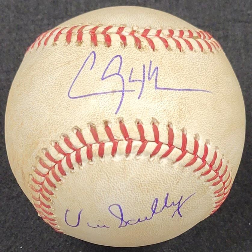 Clayton Kershaw & Vin Scully signed Game Used Baseball ~ MLB Authenticated JSA