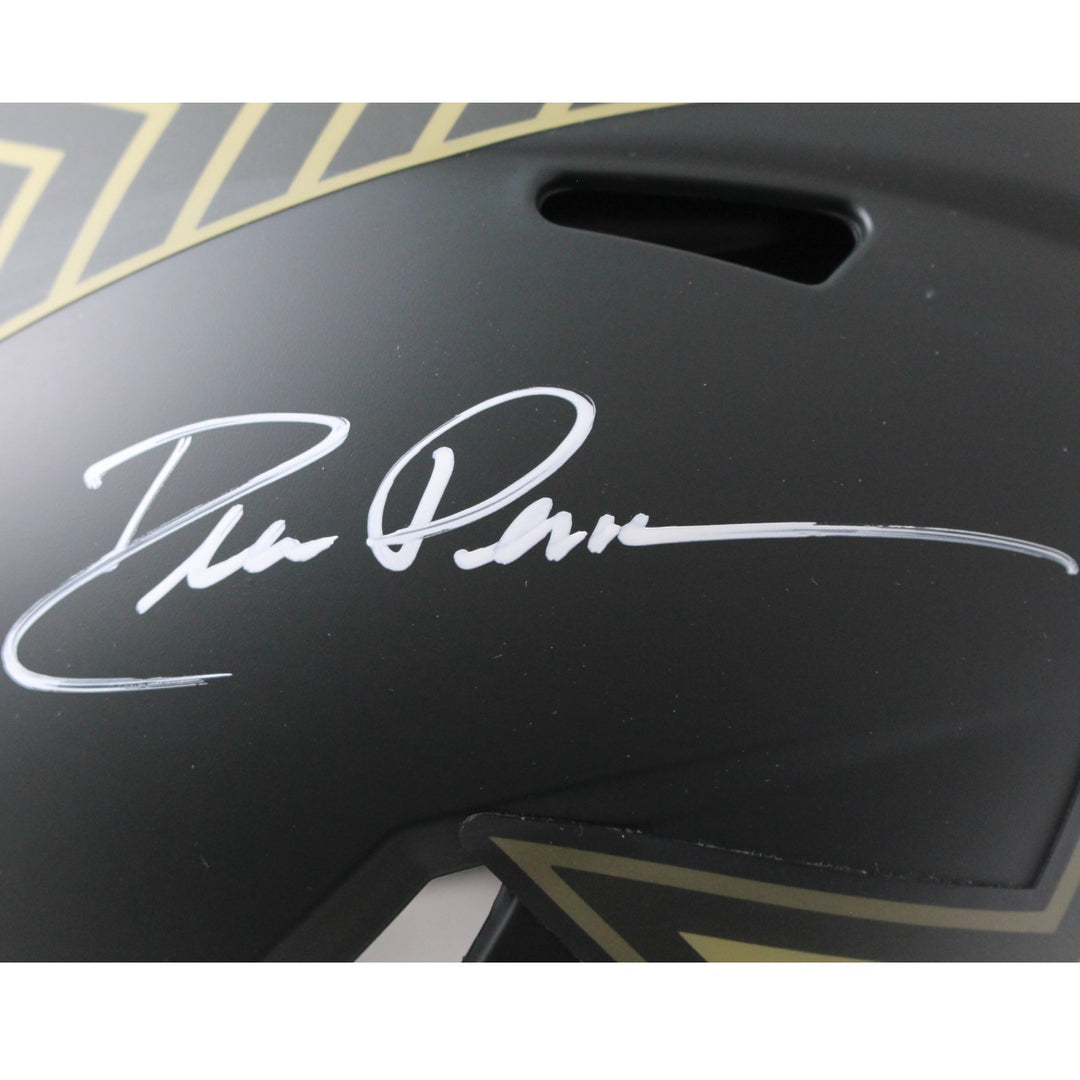 Staubach Dorsett Pearson Signed Dallas Cowboys Pro 25 STS Helmet Beckett 54608