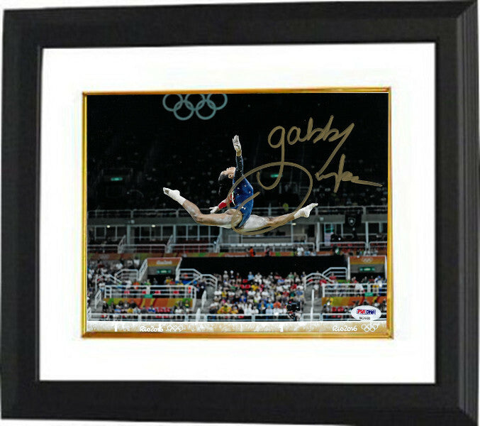 Gabby Douglas signed 2016 Rio Olympics Framed 16x20 Photo-  (Team USA GOLD)- PSA