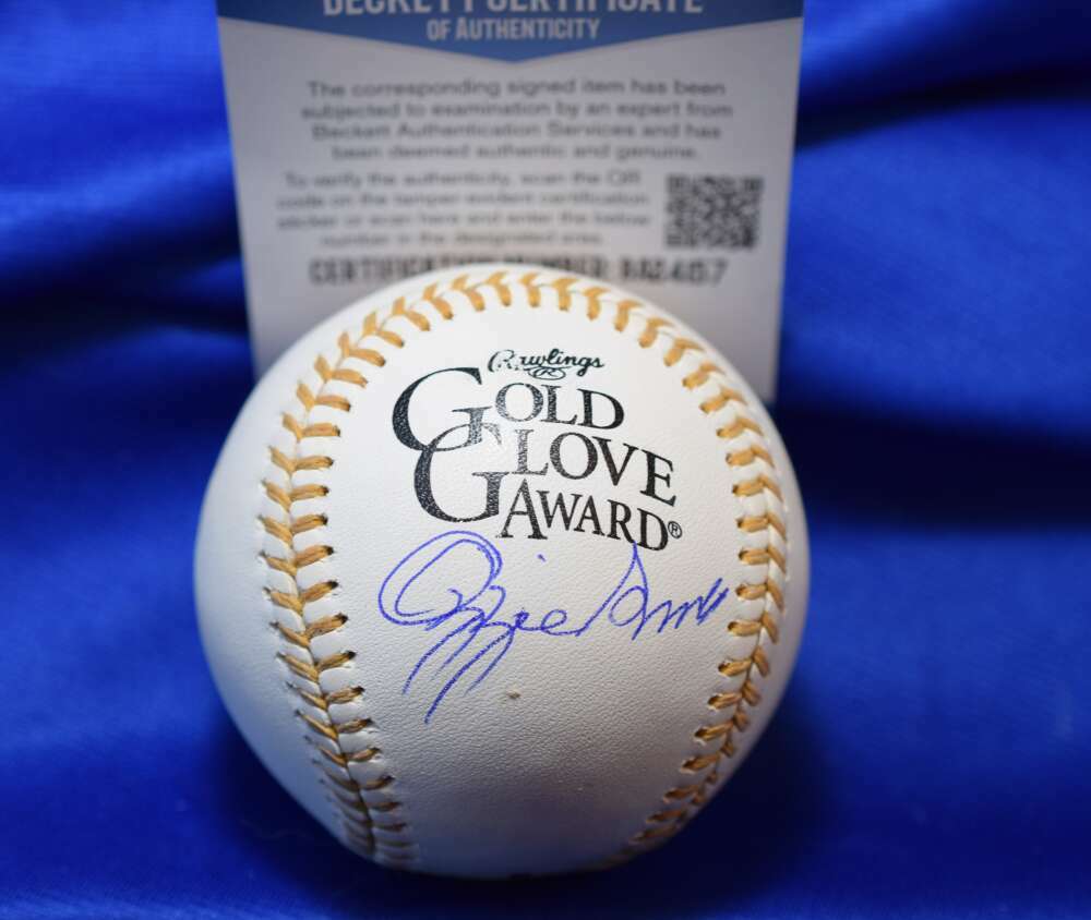 Ozzie Smith BAS Beckett Coa Autograph Gold Glove Signed Baseball
