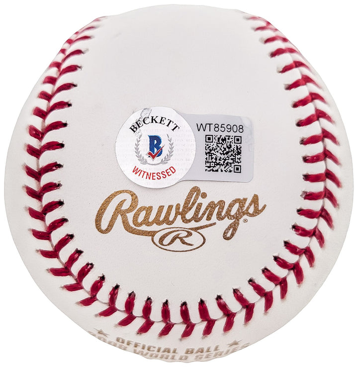 Ryan Howard Autographed Signed WS 2008 Baseball Philadelphia Phillies Beckett