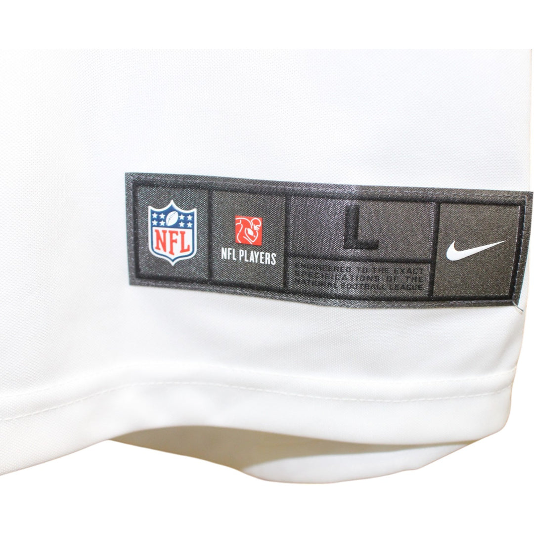 Ashton Jeanty Autographed Las Vegas Raiders Nike Sz L White Jersey Beckett 55264