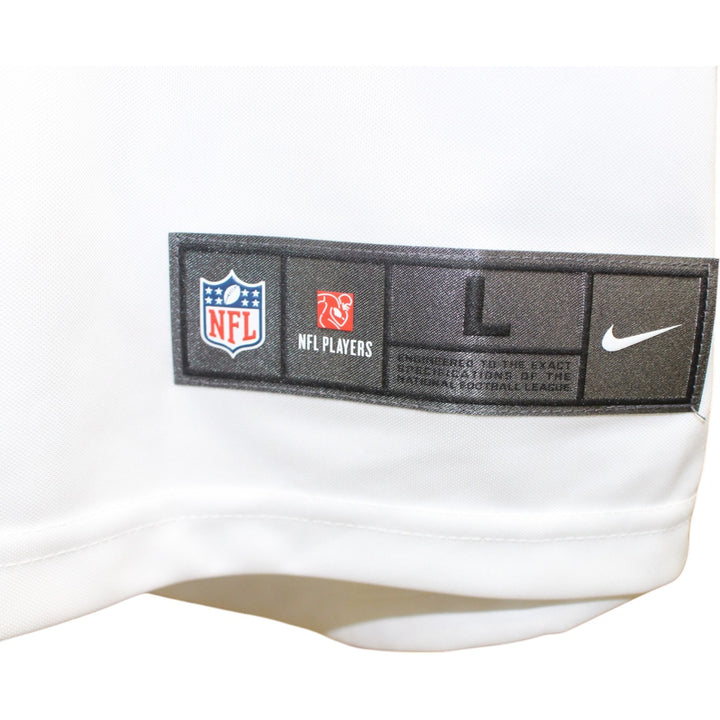 Ashton Jeanty Autographed Las Vegas Raiders Nike Sz L White Jersey Beckett 55264