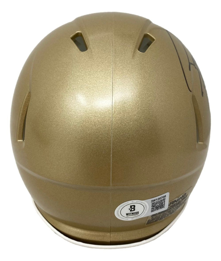 Rudy Ruettiger Signed Notre Dame Mini Speed Helmet BAS