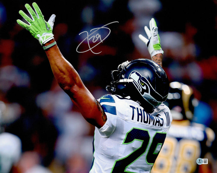 Earl Thomas III Signed 16x20 Photo Seattle Seahawks Beckett Witness