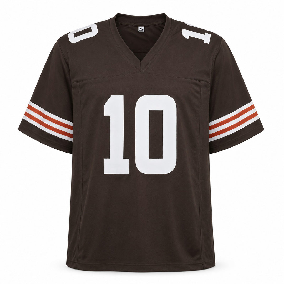 Cleveland Browns Quinshon Judkins Signed Brown Jersey Beckett BAS Witness