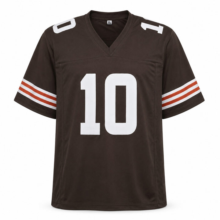 Cleveland Browns Quinshon Judkins Signed Brown Jersey Beckett BAS Witness