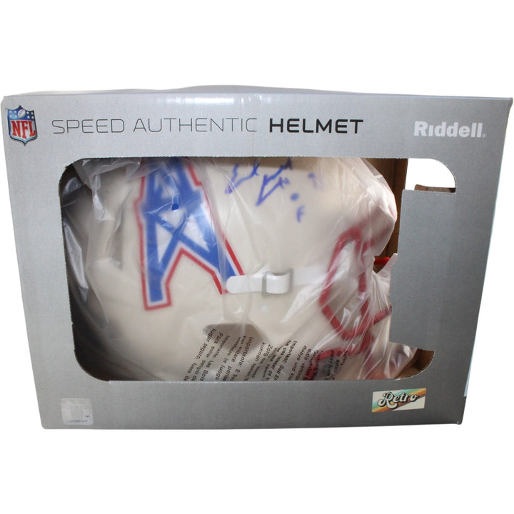 Earl Campbell Signed Tennessee Titans Authentic Retro Helmet Beckett W 56954