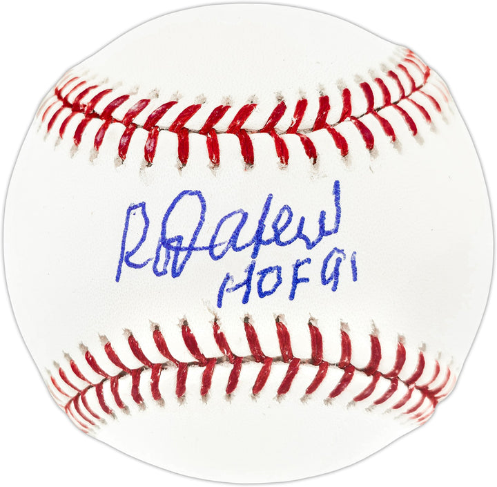 Rod Carew Signed Official MLB Baseball Minnesota Twins "HOF 91" JSA