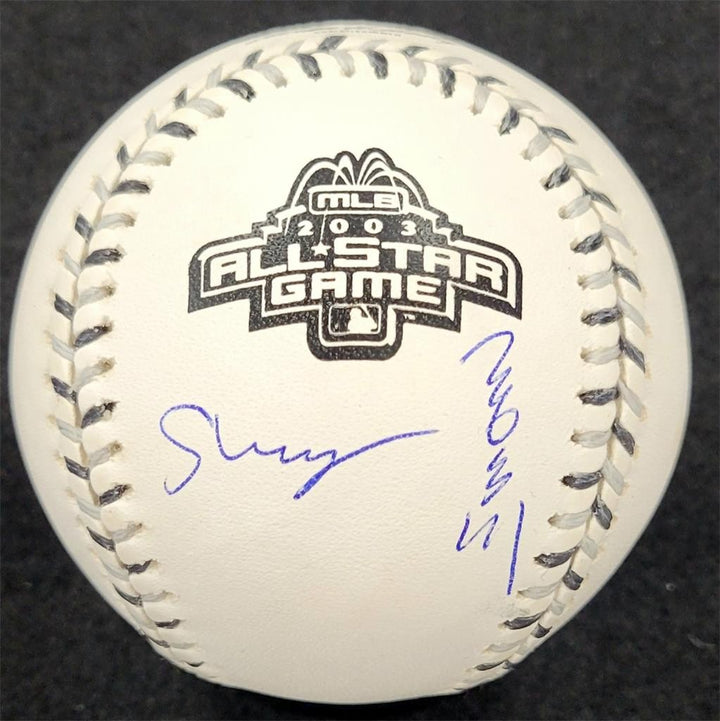 Shigetoshi Hasegawa signed 2003 ASG All Star Baseball Kanji auto ~ BAS Beckett