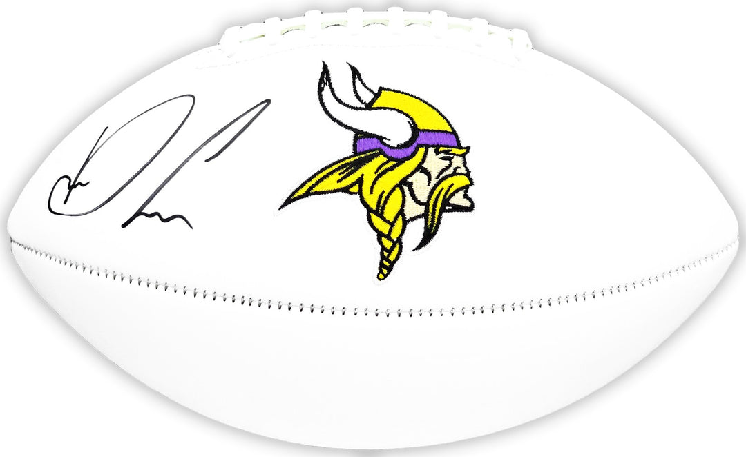 Dalvin Cook Auto Signed Minnesota Vikings White Logo Football Fanatics Holo