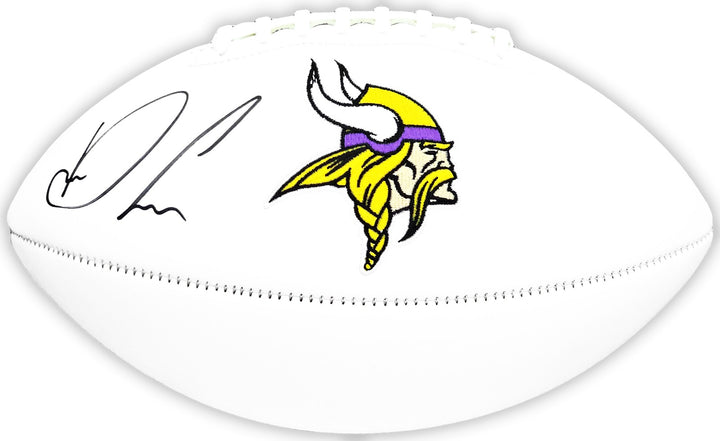 Dalvin Cook Auto Signed Minnesota Vikings White Logo Football Fanatics Holo