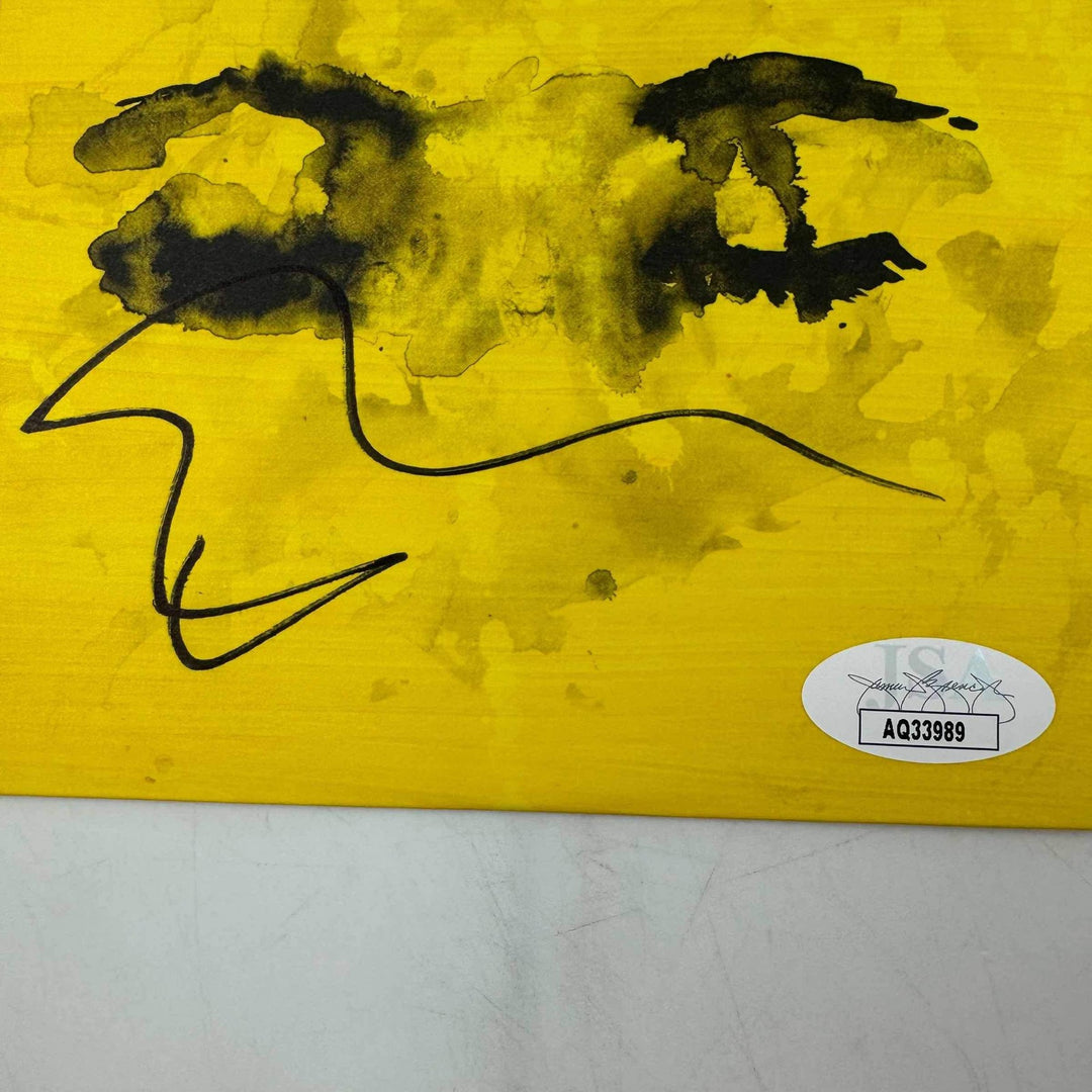 Autographed/Signed Ed Sheeran Eyes Closed Album CD Cover Disk JSA COA