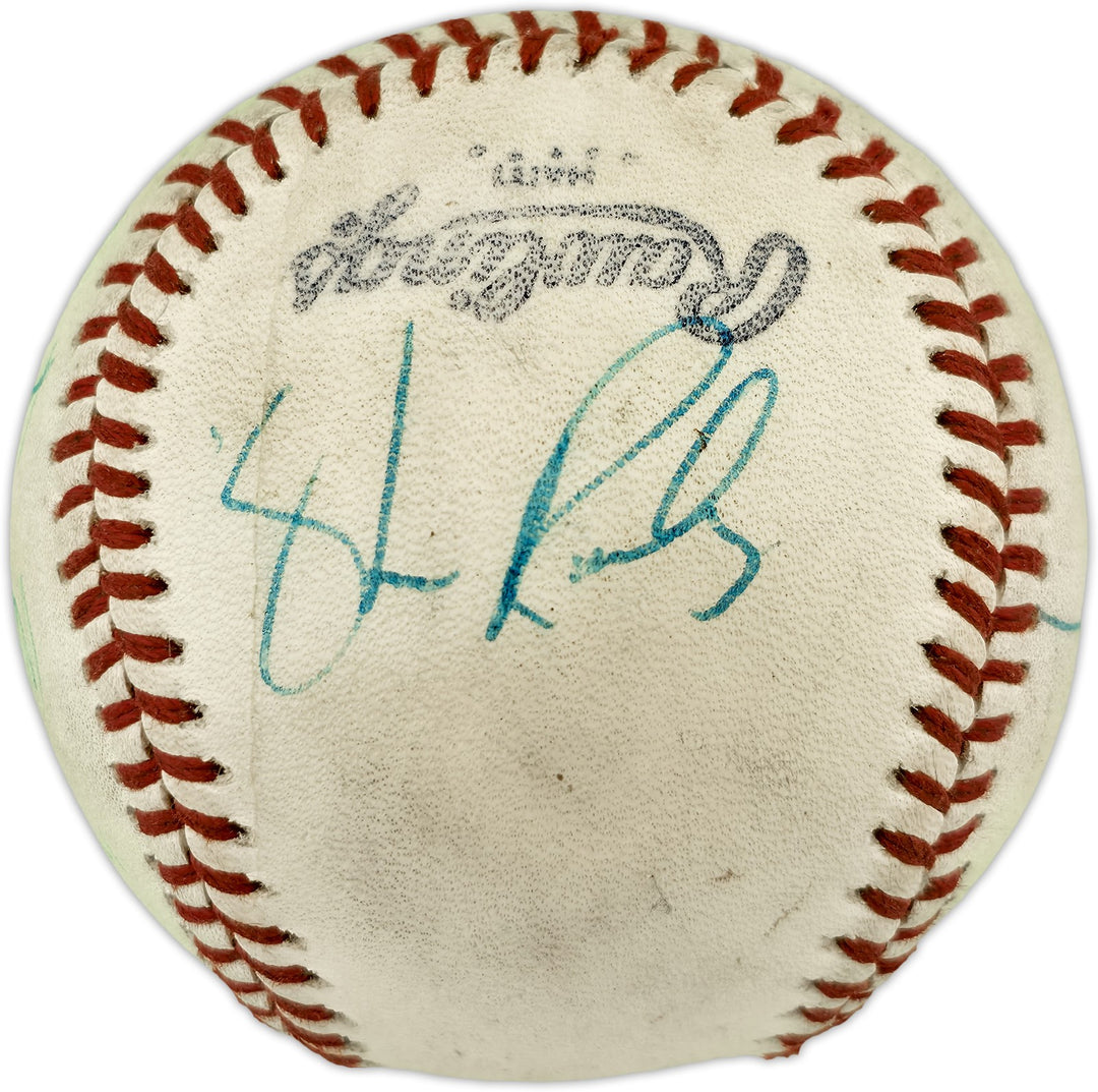 Dave Niehaus & 7 Others Signed Official Feeney NL Baseball Mariners "Oh My"