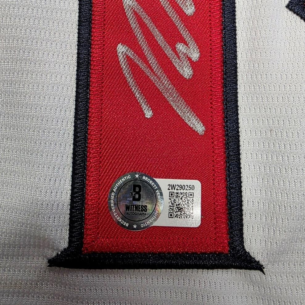 Nolan Schanuel signed Angels Jersey autograph ~ Beckett BAS