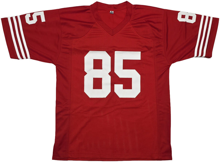 San Francisco 49ers Mike Wilson Signed Red Jersey "4X SB Champs!" Beckett