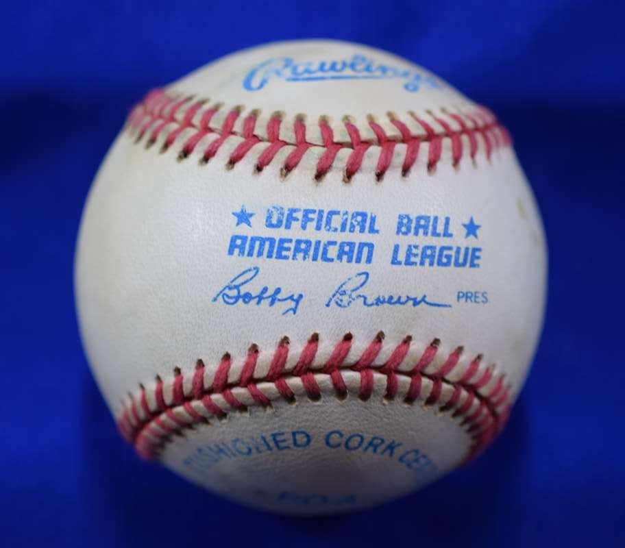 Whitey Ford Upper Deck Coa Autograph American League OAL Signed Baseball