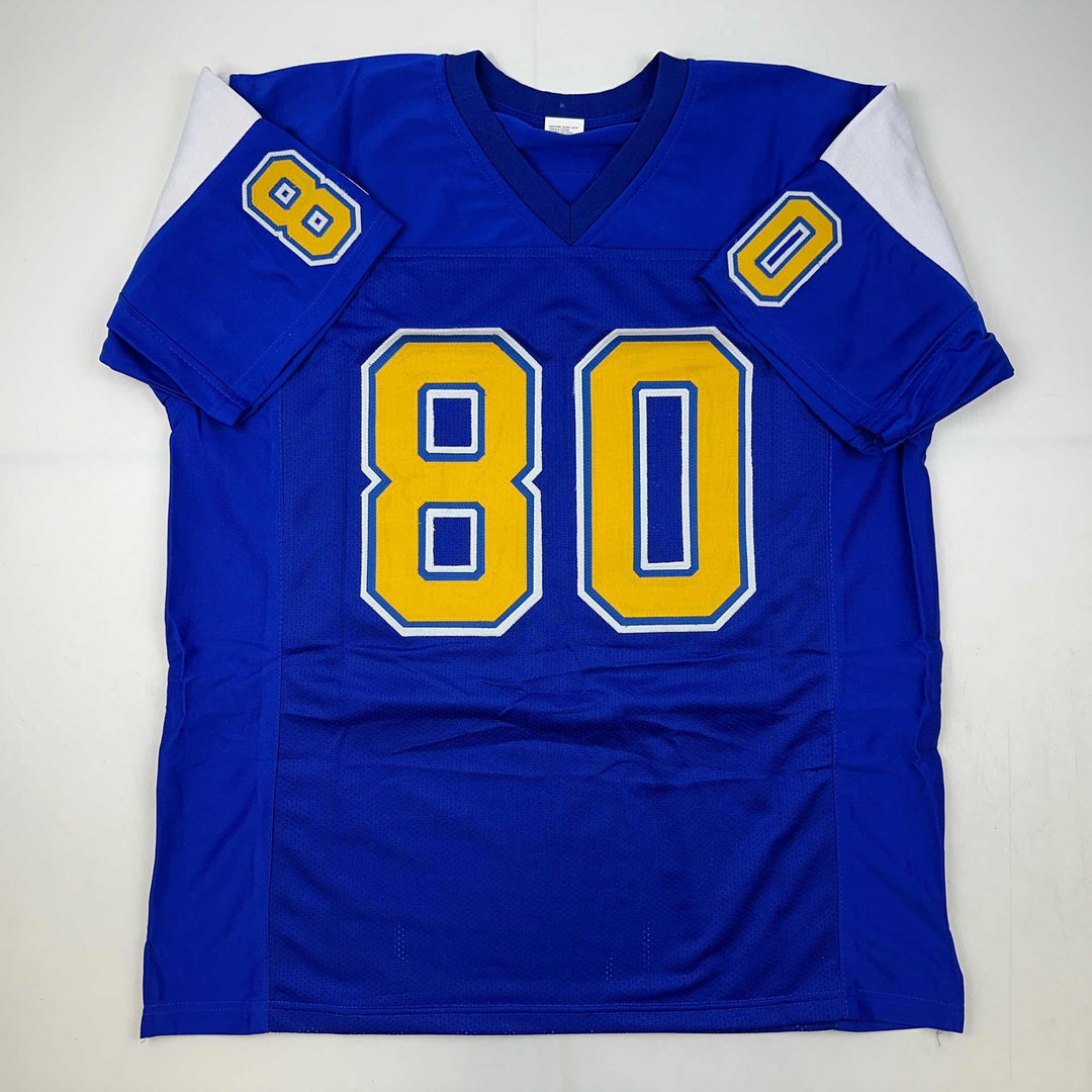 Facsimile Autographed Kellen Winslow Sr. San Diego Blue Reprint Jersey Men's XL