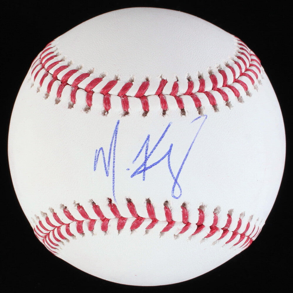 MICHAEL KING AUTOGRAPHED PADRES BASEBALL YANKEES MIKE KING w/ JSA WITNESSED COA
