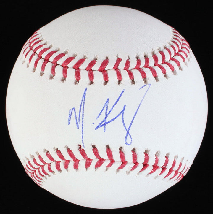 MICHAEL KING AUTOGRAPHED PADRES BASEBALL YANKEES MIKE KING w/ JSA WITNESSED COA