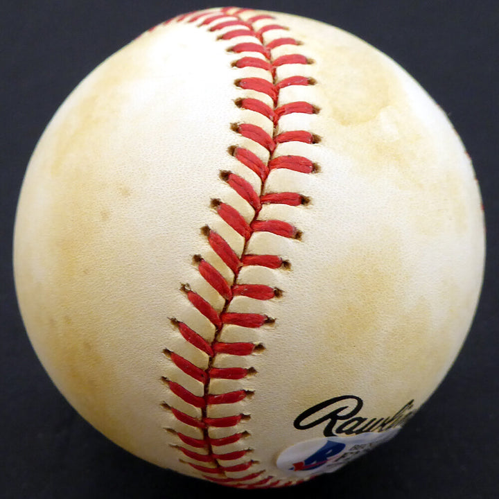 Paul Smith Signed NL Baseball Pittsburgh Pirates, Chicago Cubs Beckett