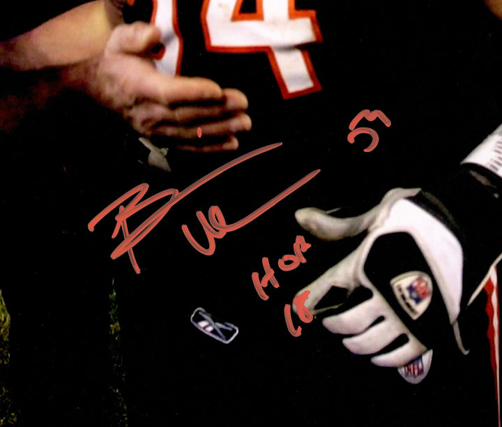 Brian Urlacher Signed 16x20 Photo Chicago Bears "HOF 18" Beckett BAS Witness