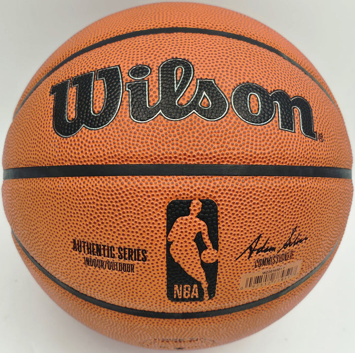 Kon Knueppel Signed Wilson Authentic Series I/O Basketball Hornets Fanatics Holo