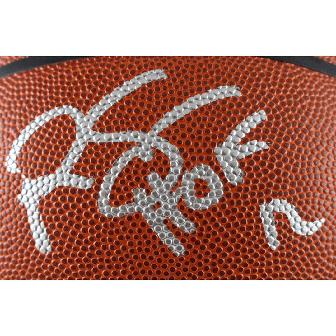 Ralph Sampson Signed Houston Rockets I/O Basketball HOF Beckett Witness 49707
