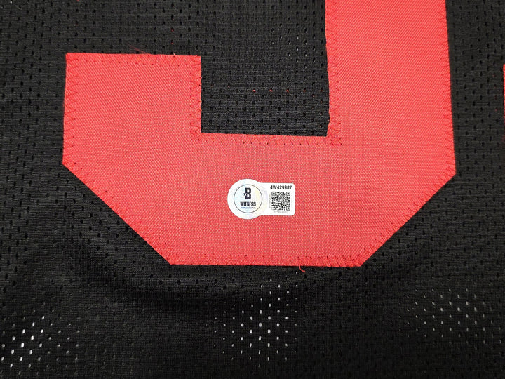 San Francisco 49ers NaVorro Bowman Signed Black Jersey Beckett Witness