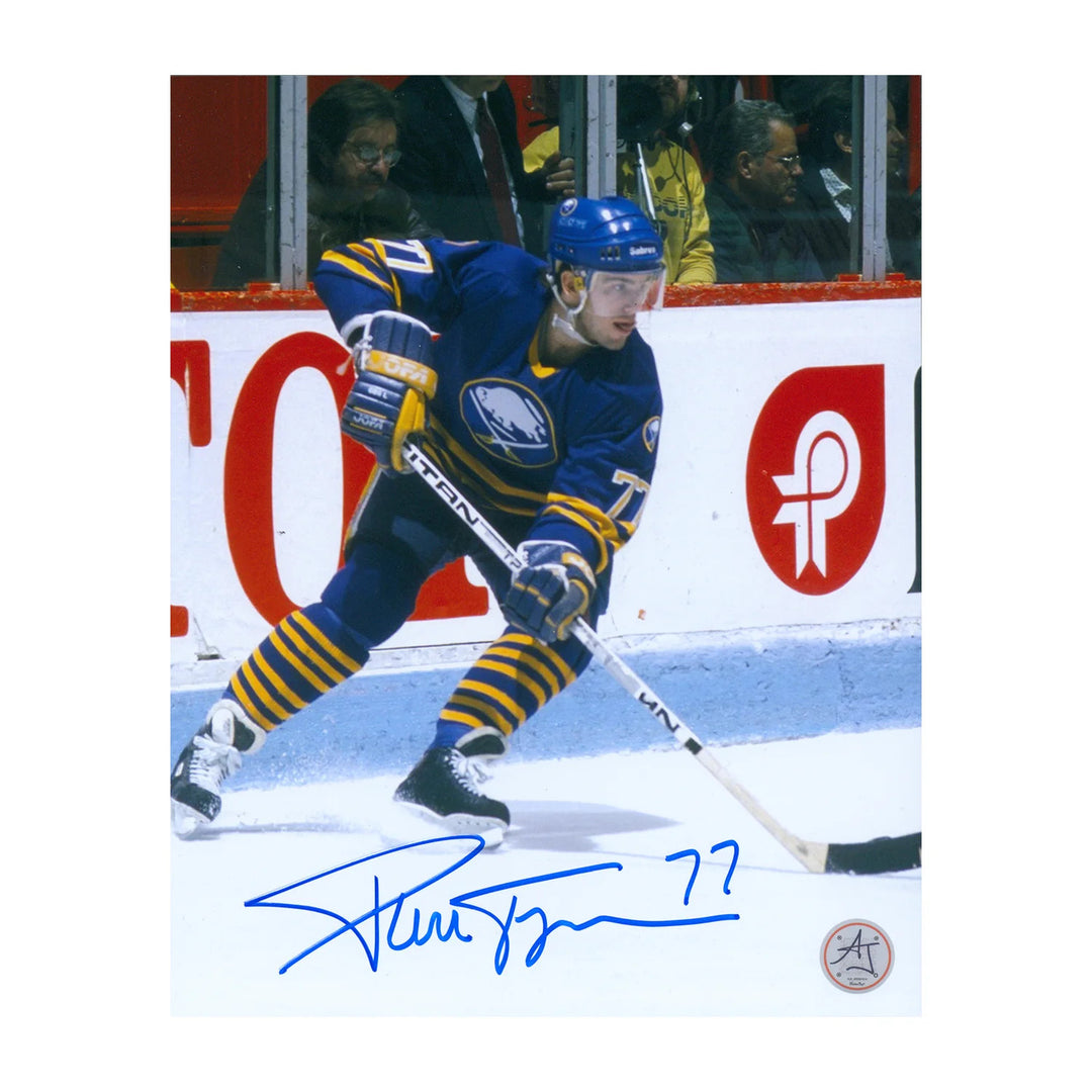 Pierre Turgeon Autographed Buffalo Sabres Legend 8x10 Photo