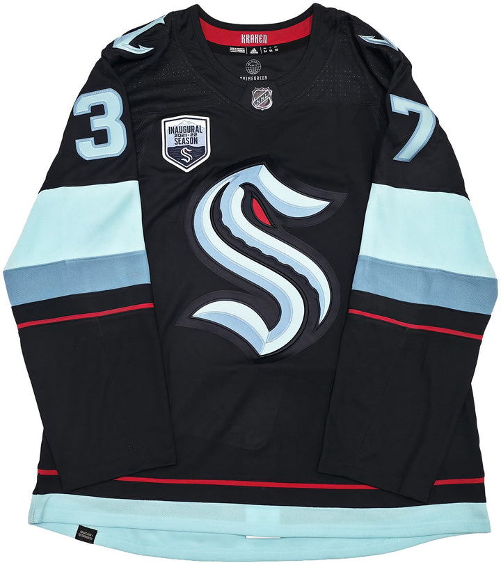 Kraken Yanni Gourde Signed Blue Adidas Primegreen Jersey Size 54 Fanatics