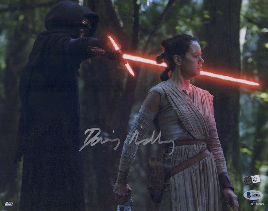 Daisy Ridley Signed 11x14 Star Wars The Force Awakens Photo Fanatics+BAS