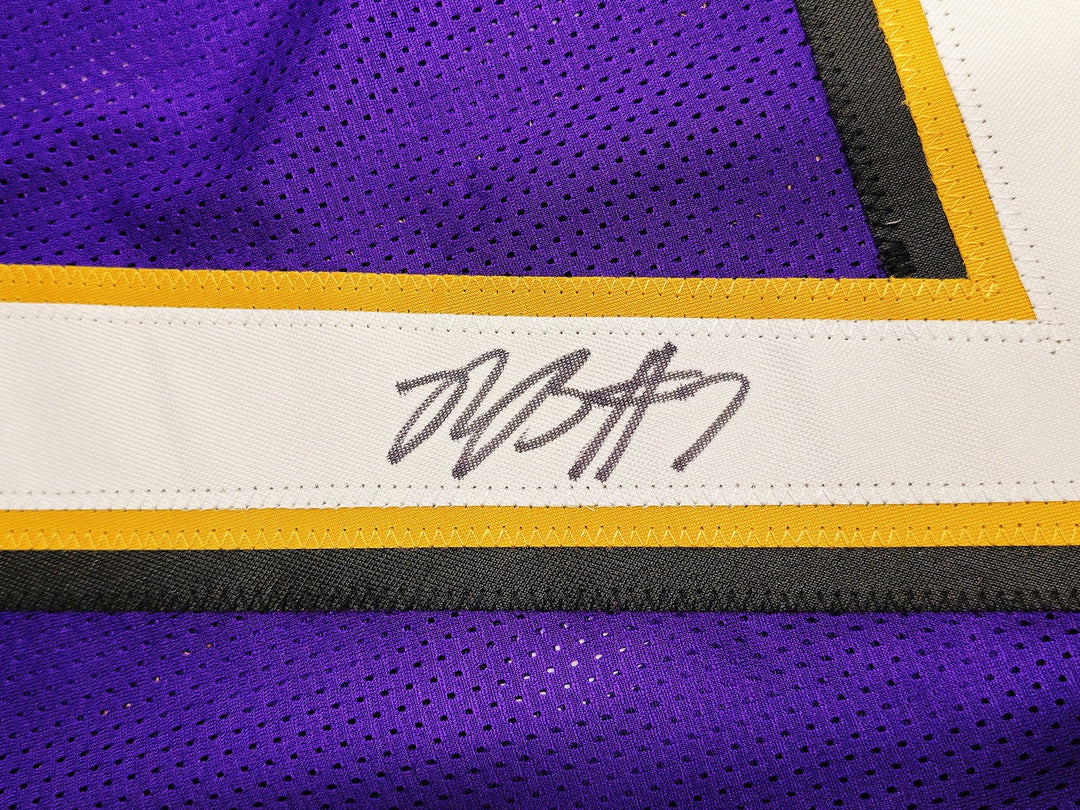 Baltimore Ravens Rashod Bateman Signed Purple Jersey Beckett Witness