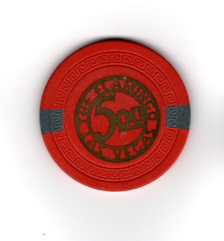 Flamingo Hotel Las Vegas Original 1946 $5 Poker Chip Bugsy Siegel Lansky Mafia