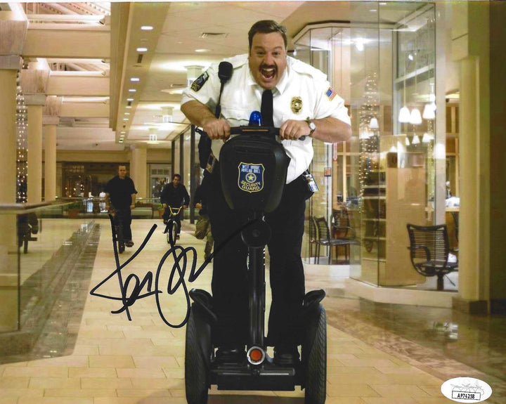 KEVIN JAMES SIGNED AUTOGRAPHED PAUL BLART MALL COP 8X10 PHOTO JSA