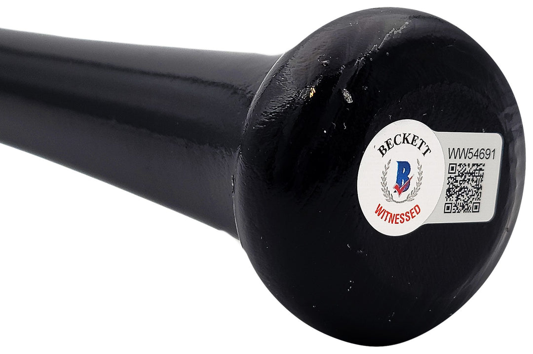 Jarred Kelenic Signed Gray Rawlings Game Model Bat Seattle Mariners Beckett