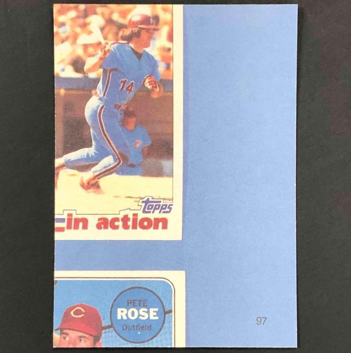 Pete Rose autograph Reds signed 1985 Renata Galasso card w/ PR authentic holo