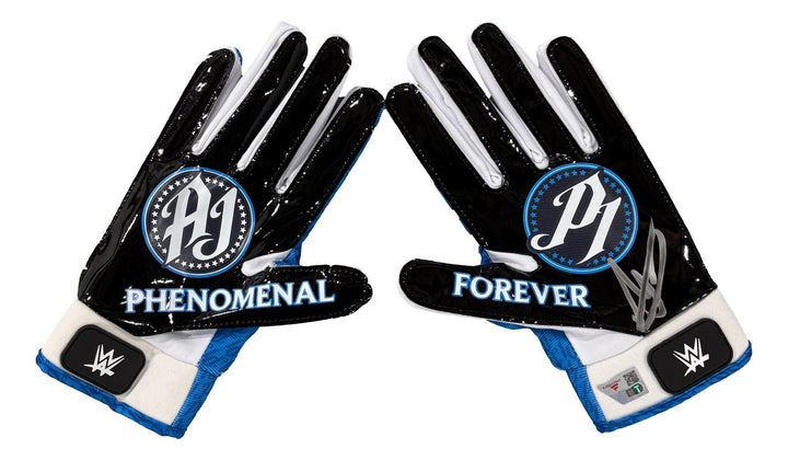 AJ Styles Signed WWE Phenomenal Forever Replica Glove Set Fanatics