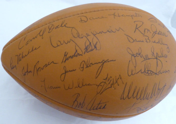 1969 Green Bay Packers Team Auto Football 50 Total Sigs Bart Starr PSA/DNA