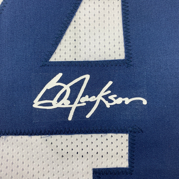 Facsimile Autographed Bo Jackson Auburn White Reprint Laser Jersey Size Men's XL