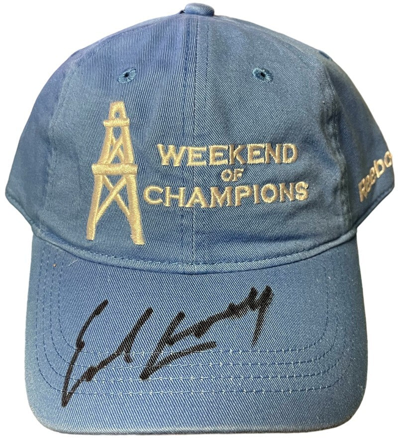 Earl Campbell signed Houston Oilers Vintage Weekend Of Champions Reebok Cap- JSA